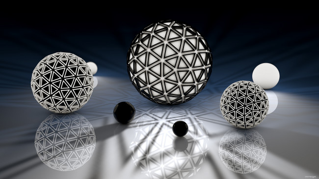 Обои картинки фото 3д графика, шары , balls, фон, шары