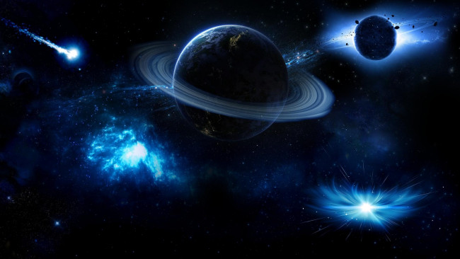 Обои картинки фото космос, арт, планеты, вселенная, звезды, галактика