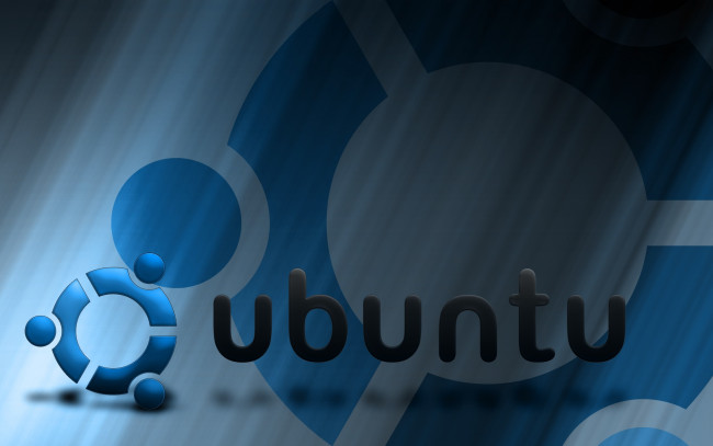 Обои картинки фото компьютеры, ubuntu linux, фон, логотип