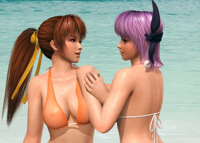 Обои картинки фото 3д графика, люди , people, взгляд, девушки, фон