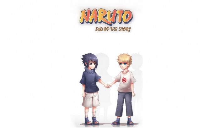 Обои картинки фото аниме, naruto, узумаки, друзья, саске, наруто, учиха, дети