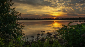 Картинка природа восходы закаты простор