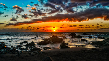 Картинка природа восходы закаты простор