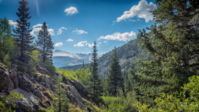 Обои картинки фото природа, горы, простор