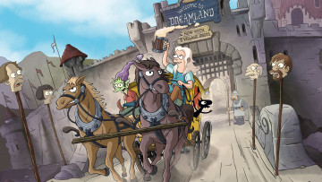 обоя мультфильмы, disenchantment, elfo, разочарование, bean, luci