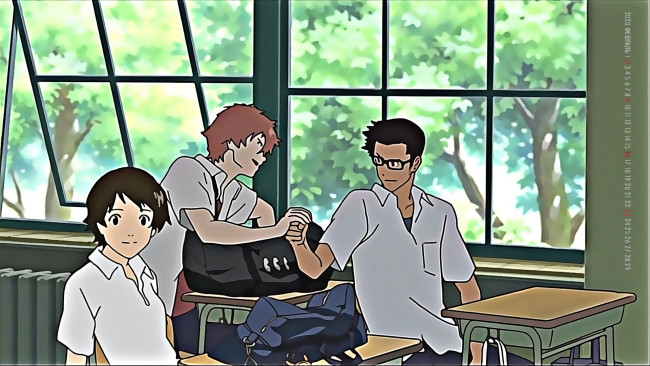 Обои картинки фото календари, аниме, парень, девочка, подросток, класс, 2020, calendar, юноша, школа