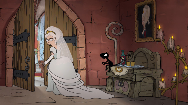 Обои картинки фото мультфильмы, disenchantment, разочарование, luci, bean