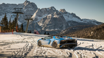 Картинка автомобили lamborghini aventador sv