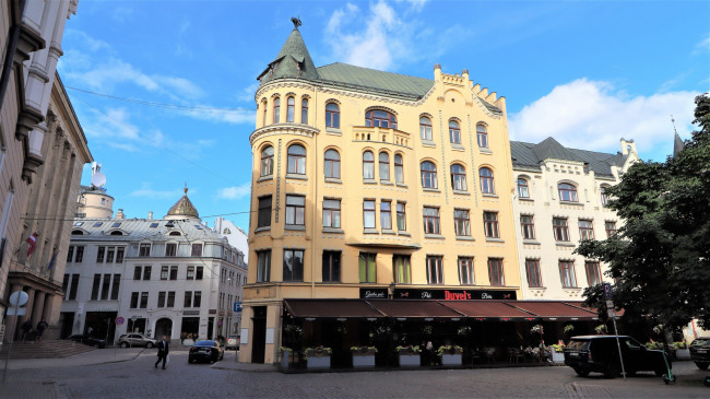 Обои картинки фото the cat house, города, рига , латвия, the, cat, house