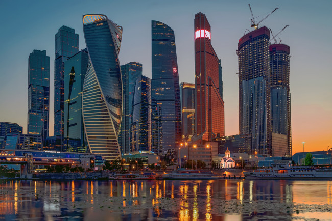 Обои картинки фото города, москва , россия, москва, сити, artist, jason, hazelroth