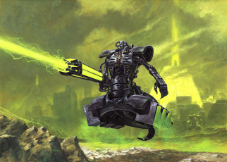 Картинка видео+игры warhammer+40k киборг оружие