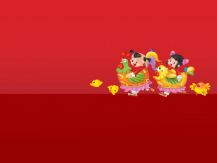 обоя праздничные, векторная, графика, новый, год