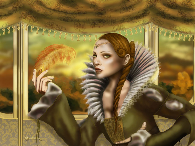 Обои картинки фото фэнтези, девушки