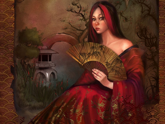 Обои картинки фото фэнтези, девушки