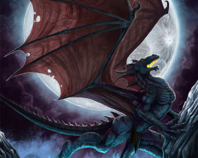 Картинка фэнтези драконы