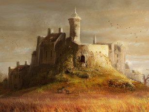 Картинка фэнтези замки