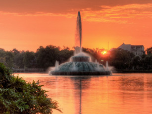 обоя orlando, города, фонтаны