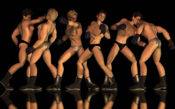 Картинка 3д графика people люди