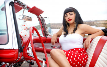 Картинка автомобили авто девушками