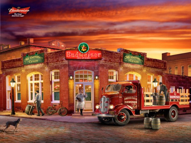 Обои картинки фото бренды, budweiser