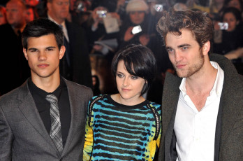 Картинка taylor lautner kristen stewart robert pattinson разное знаменитости сумерки