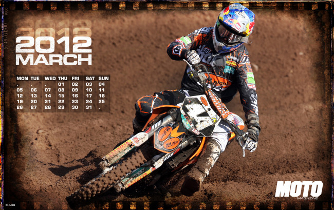 Обои картинки фото календари, спорт, мотоциклист