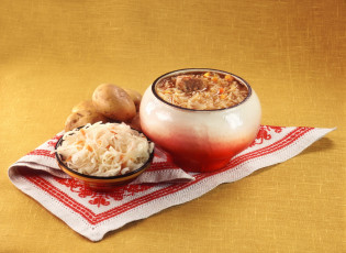 Картинка русская кухня еда вторые блюда капуста картофель суп