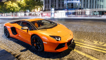 Картинка lamborghini aventador автомобили италия спортивный люкс