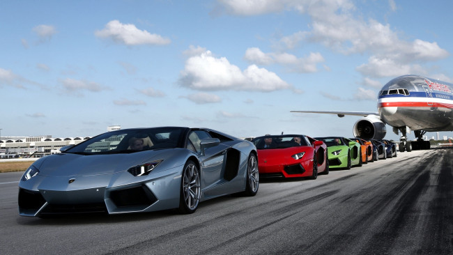 Обои картинки фото lamborghini, aventador, автомобили, италия, спортивный, люкс