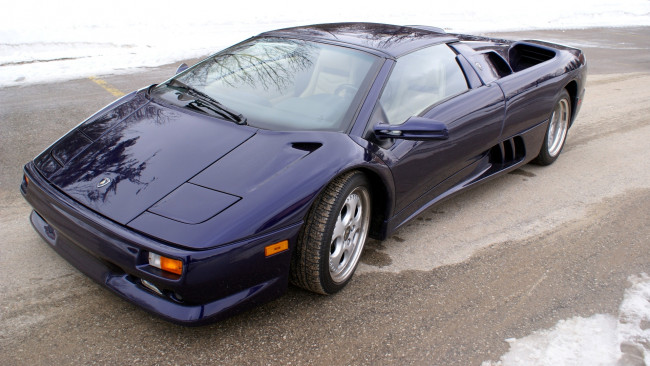 Обои картинки фото lamborghini, diablo, автомобили, спортивный, италия, элитный