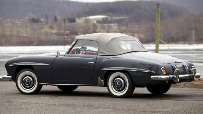 Обои картинки фото mercedes, 190sl, автомобили, benz, даймлер, аг, германия