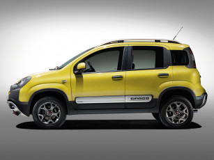 Картинка автомобили fiat panda cross 319 2014 желтый