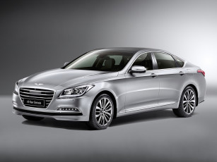 обоя автомобили, hyundai, eu-spec, genesis, 2014