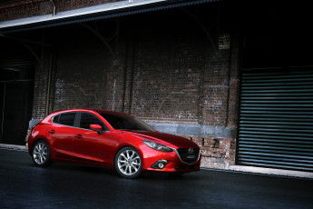 Картинка 2013+mazda+3+hatchback автомобили mazda красный 3 hatchback