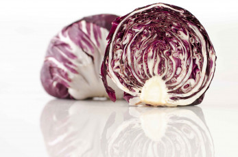 Картинка еда капуста+и+её+разновидности половинки капусты