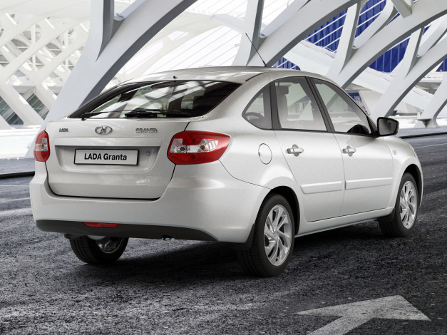 Обои картинки фото автомобили, ваз, 2014г, 2191, lada, хэтчбек, granta