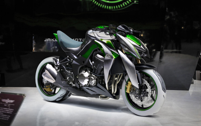 Обои картинки фото мотоциклы, kawasaki, z1000