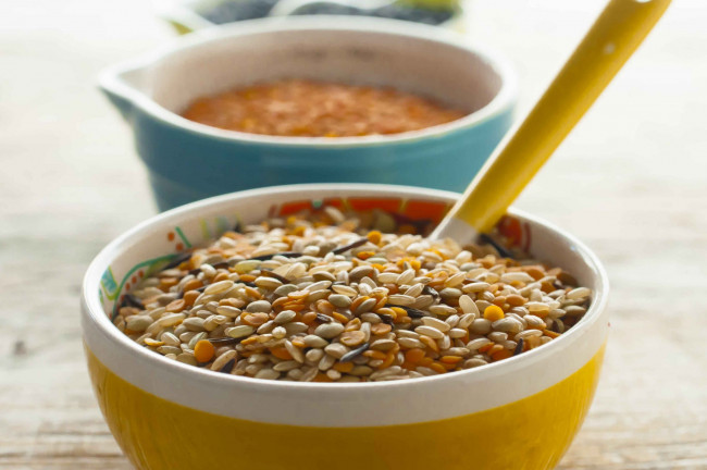 Обои картинки фото еда, крупы,  зерно,  специи,  семечки, крупа, пиала