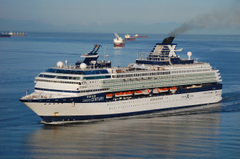 Картинка celebrity+century корабли лайнеры круизный лайнер