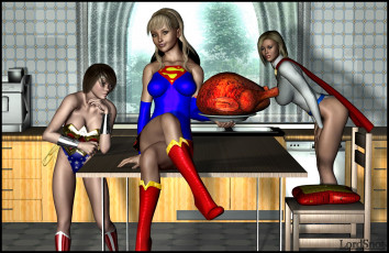 Картинка lordsnot 3д+графика фантазия+ fantasy стол фон взгляд девушки