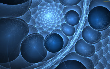 Картинка 3д+графика фракталы+ fractal фон узор цвета