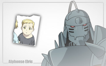 Картинка аниме fullmetal+alchemist fullmetal alchemist робот портрет alphonse elric