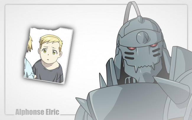 Обои картинки фото аниме, fullmetal alchemist, fullmetal, alchemist, робот, портрет, alphonse, elric