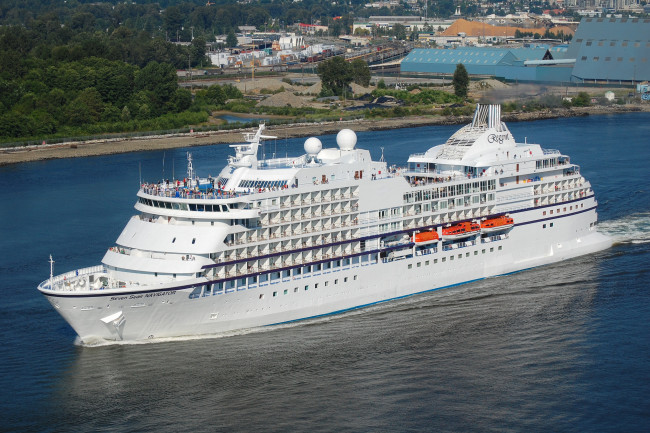 Обои картинки фото seven seas navigator, корабли, лайнеры, лайнер, круизный