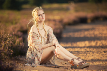 Картинка девушки -unsort+ блондинки взгляд лицо