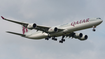 Картинка airbus+a340 авиация пассажирские+самолёты авиалайнер