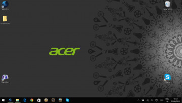 обоя компьютеры, acer, логотип, фон