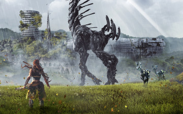 Картинка видео+игры horizon+zero+dawn horizon zero dawn action ролевая