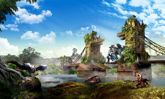 Обои картинки фото видео игры, horizon zero dawn, horizon, zero, dawn, action, ролевая