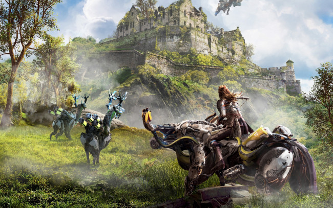 Обои картинки фото видео игры, horizon zero dawn, horizon, zero, dawn, action, ролевая